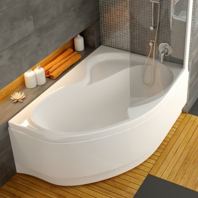 Ravak Rosa II CL21000000 wanna narożna 160x105 cm prawa biała