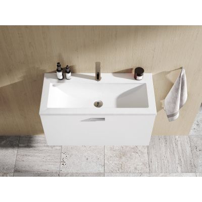 Ravak Clear XJJ01180000 umywalka 80x38 cm prostokątna meblowa biała