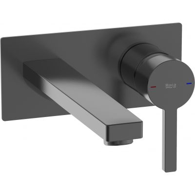 Roca Naia Black A5A3596NM0 bateria umywalkowa podtynkowa czarna