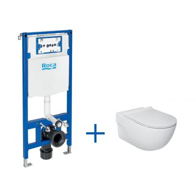 Roca Meridian A893104520 zestaw wc stelaż + miska + deska