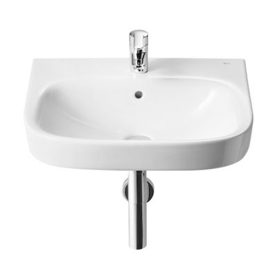 Roca Debba A325994000 umywalka 60x48 cm półokrągła ścienna biała