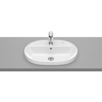 Roca Gap Round A3270Y6S00 umywalka 55x40 cm owalna wpuszczana biała