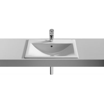 Roca Diverta A327116S00 umywalka 55x42.5 cm prostokątna wpuszczana biała