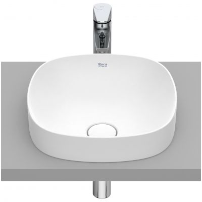 Roca Inspira A32750R620 umywalka 37x37 cm kwadratowa wpuszczana biała