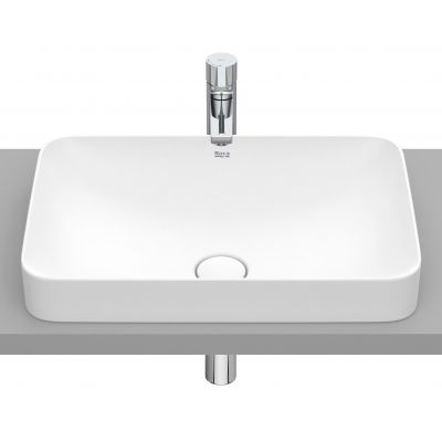 Roca Inspira A327534620 umywalka 55x37 cm prostokątna wpuszczana biała