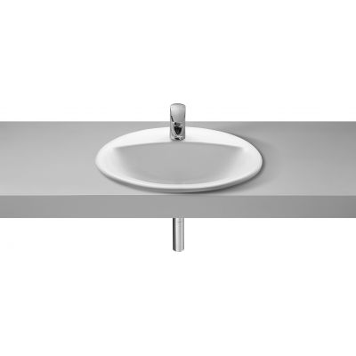 Roca Rodeo A327866000 umywalka 52x41 cm owalna wpuszczana biała