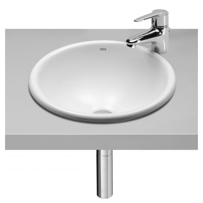 Roca Foro A327880000 umywalka 36x36 cm okrągła wpuszczana biała
