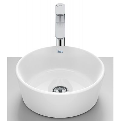 Roca Optica A327B15000 umywalka 35x35 cm okrągła nablatowa biała
