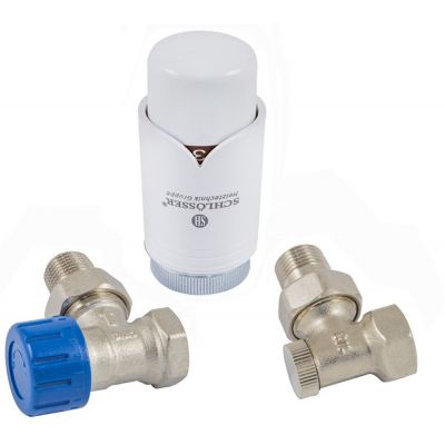 Schlosser Standard 602200003 zestaw termostatyczny nikiel