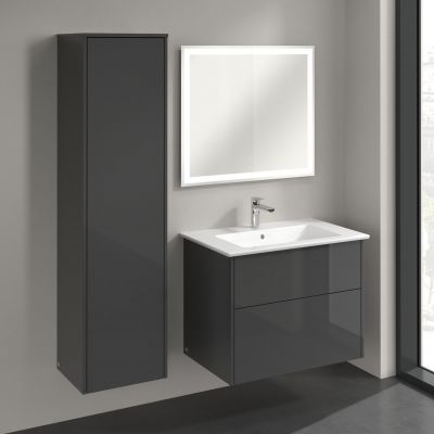 Villeroy & Boch Finero C53200FP szafka 40x35x155 cm boczna wisząca szara