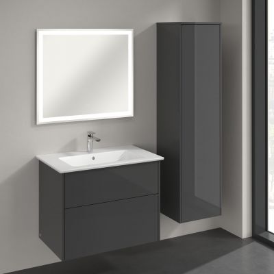 Villeroy & Boch Finero C53201FP szafka 40x35x155 cm boczna wisząca szara