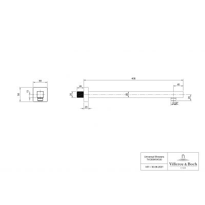 Zestaw Villeroy & Boch TVC000002000K5, TVC000035000K5, TVC000454530K5, TVC000457000K5, TVC000459000K5, TVD00065100000, TVD000653000K5, TVS109006000K5