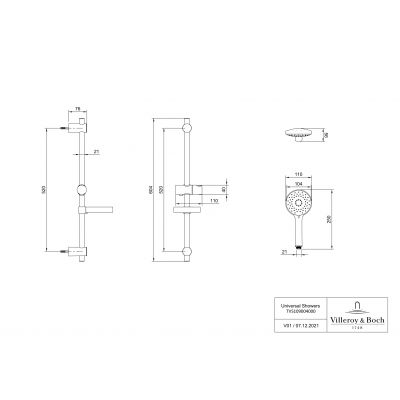 Zestaw Villeroy & Boch TVS00001700061, TVS10900400061