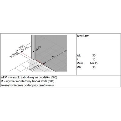 Huppe Design Pure 4-kąt 8P0817123322 drzwi prysznicowe