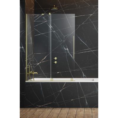 Radaway Furo Brushed Gold PND II 101095389901L drzwi parawanu dwuczęściowy