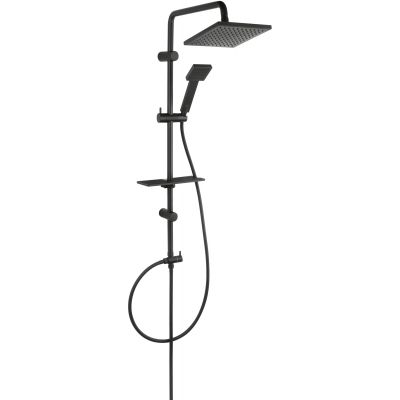 Ferro Squerto Lux NP24BL zestaw prysznicowy ścienny czarny