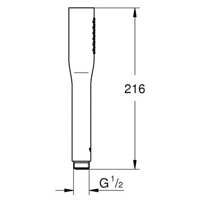 Grohe Euphoria 27400000 słuchawka prysznicowa starlight chrome