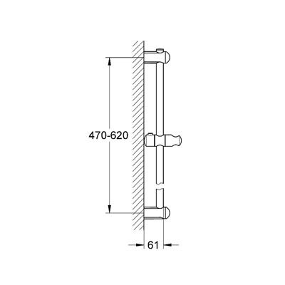 Grohe Euphoria 27499000 drążek prysznicowy