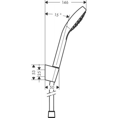 Zestaw Hansgrohe Croma 26425400 + Hansgrohe Talis E 71740000 + Hansgrohe Talis E 71710000