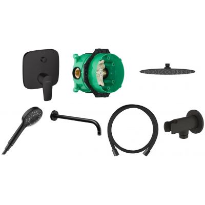 Zestaw Hansgrohe iBox 01800180 + Hansgrohe Talis E 71745670 + Oltens Lagan 39400300 + Oltens Ronneby 37200300 + Oltens Vindel 37000300 + Oltens Hvita 39304300 + Oltens Driva EasyClick 37104300