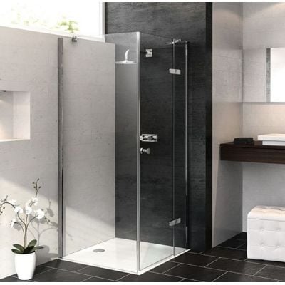 Huppe Enjoy pure 4-kąt 4T1601092322 ścianka prysznicowa 70 cm