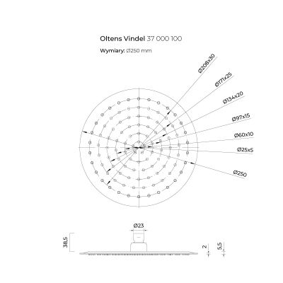 Zestaw Oltens 34104100, 37000100, 37101110, 37200100, 39304100, 39400100