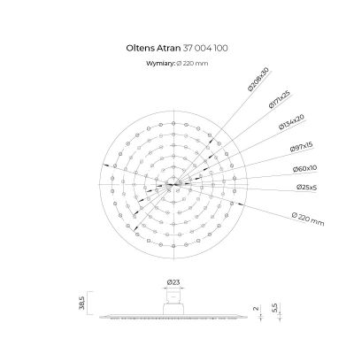 Zestaw Oltens 34601100, 37004100, 37102100, 37200100, 39304100, 39400100