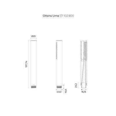 Zestaw Oltens 34100800, 37102800, 37200800, 39100800, 39304800