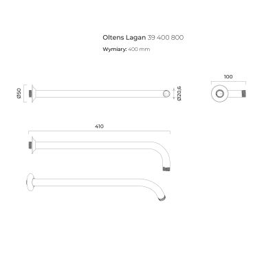 Zestaw Oltens 34100800, 37000800, 37102800, 37200800, 39304800, 39400800