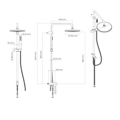 Zestaw Oltens 33003100, 36020100