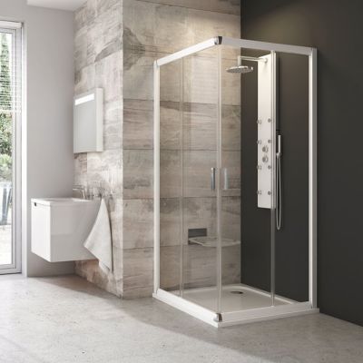 Ravak Blix 1LV40C00Z1 kabina prysznicowa kwadratowa 80x80 cm aluminium