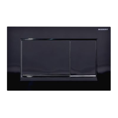 Geberit Sigma20 115883KM1 przycisk spłukujący do wc chrom błyszczący-czarny