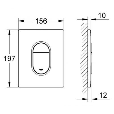 Grohe Arena 38844SH0 przycisk spłukujący do wc
