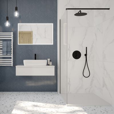 Oltens Bergytan 15101000 brodzik prostokątny 100x90 cm biały