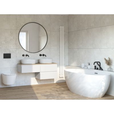 Oltens Stang 55011000 grzejnik łazienkowy dekoracyjny 180x15 cm biały