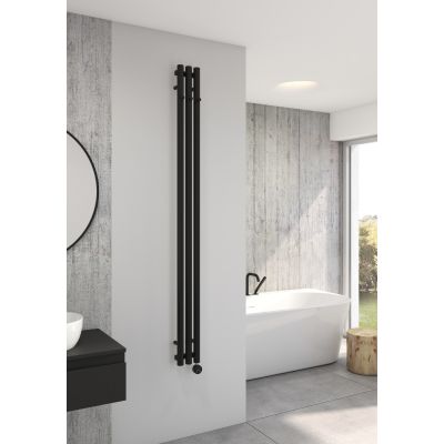 Oltens Stang 55111300 grzejnik elektryczny 180x15 cm czarny