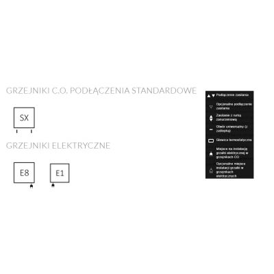 Terma Retro WGRE1154050K916SX grzejnik łazienkowy dekoracyjny biały 154x50.4 cm