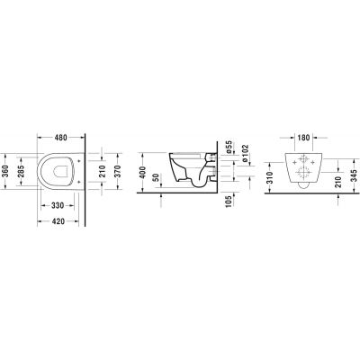 Zestaw Duravit 0020190000, 2530090000
