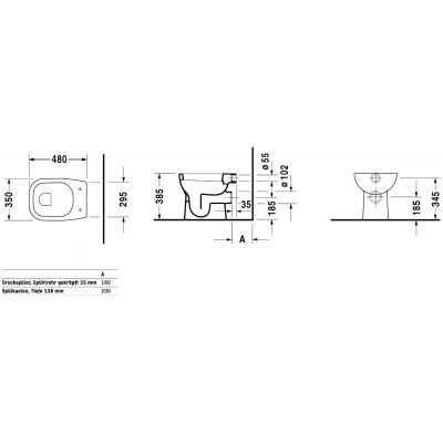 Duravit D-Code 21090900002 miska wc stojąca