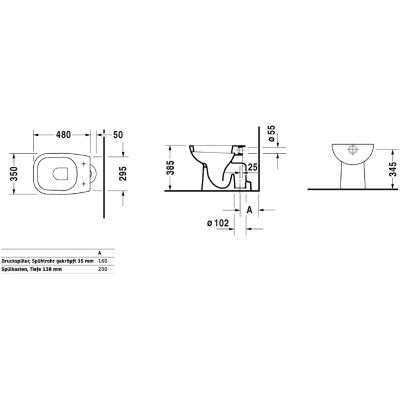 Duravit D-Code 21100120002 miska wc