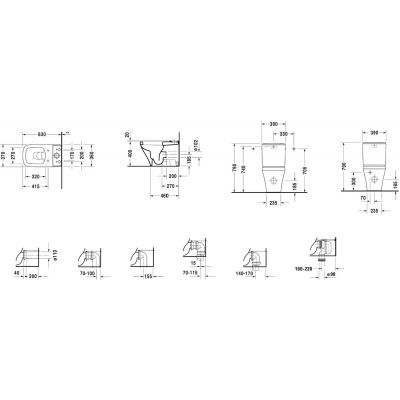 Duravit DuraStyle 2155090000 miska kompakt wc