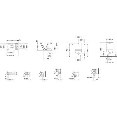 Duravit DuraStyle 2156090000 miska kompakt wc