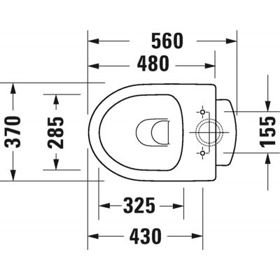Duravit No. 1 21840120002 miska wc