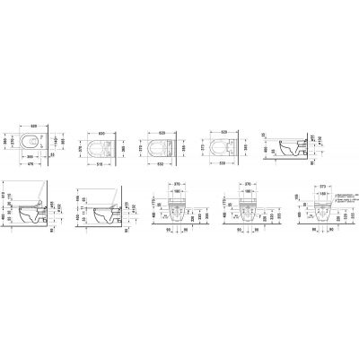 Duravit Starck 3 2226590000 miska wc wisząca
