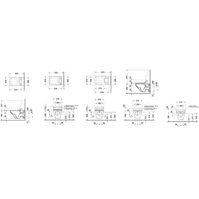 Duravit DuraStyle 2542590000 miska wc wisząca