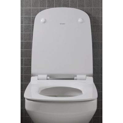 Duravit DuraStyle 45510900A1 zestaw miska + deska wolnoopadająca