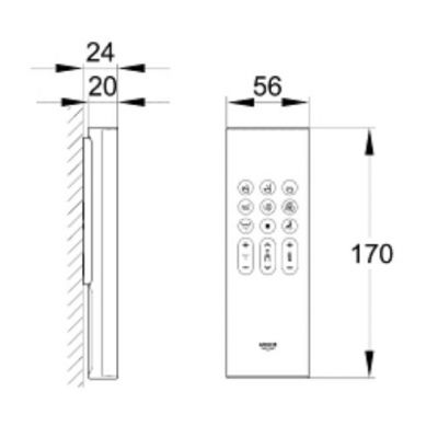 Grohe Sensia 14926002 pilot do programowania