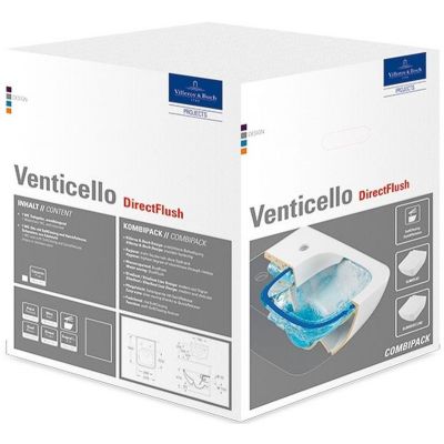 Villeroy & Boch Venticello 4611RSR1 combi-pack zestaw z deską