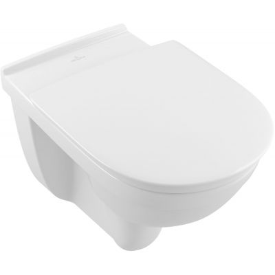 Villeroy & Boch O.Novo Vita 4695R001 miska wc wisząca bez kołnierza dla niepełnosprawnych biała