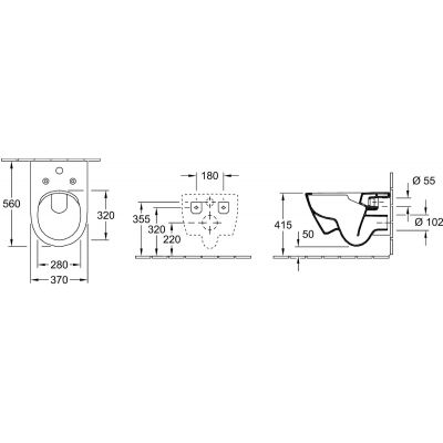 Villeroy & Boch Subway 2.0 5614A1T2 miska wc